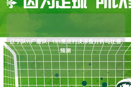 辽宁队VS广厦队：CBA焦点对决深度分析与比赛预测